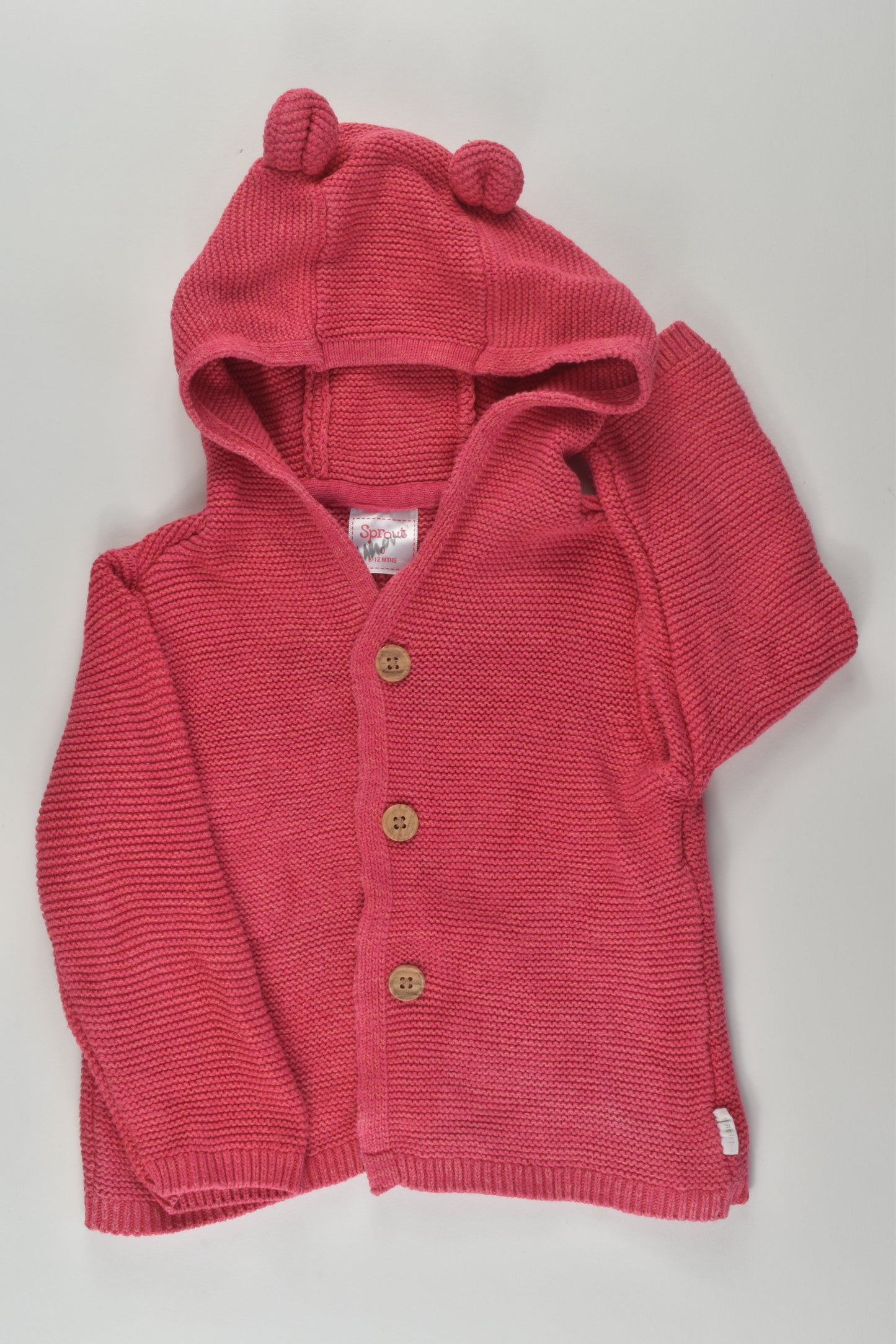 Sprout Size 0 Knit Cardigan with Hood
