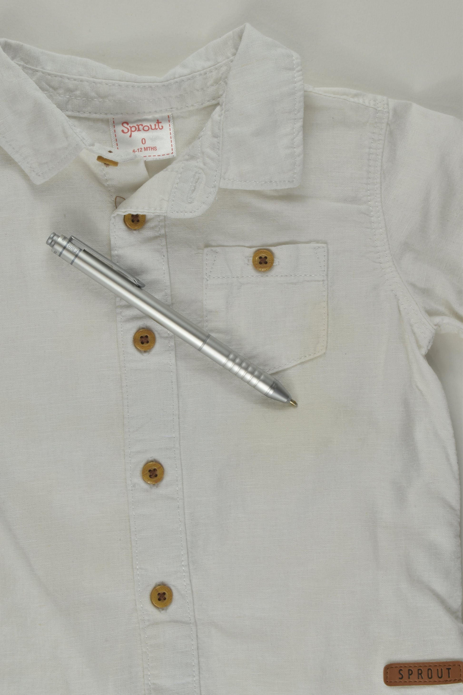 Sprout Size 0 Linen Blend Shirt