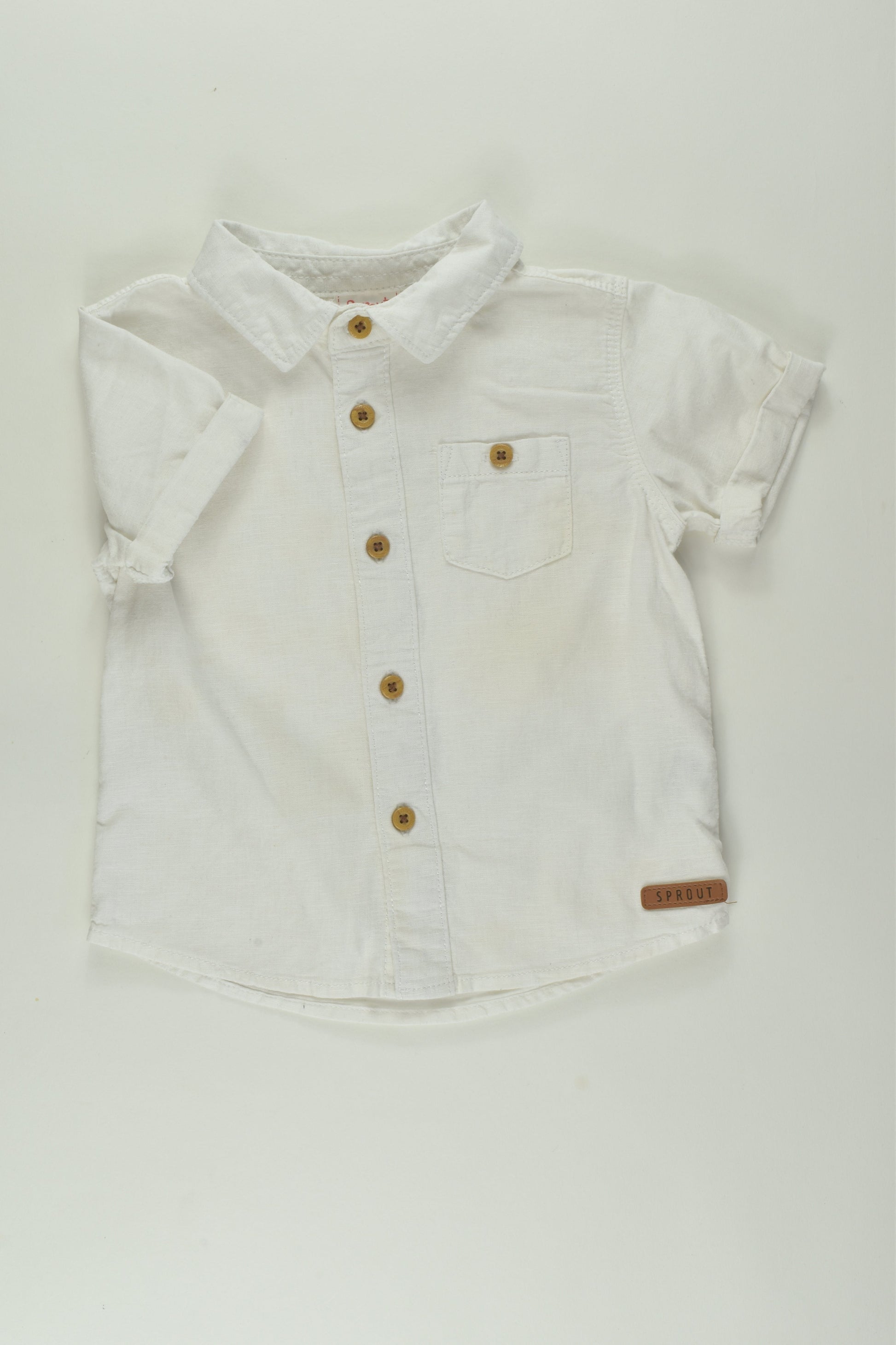 Sprout Size 0 Linen Blend Shirt