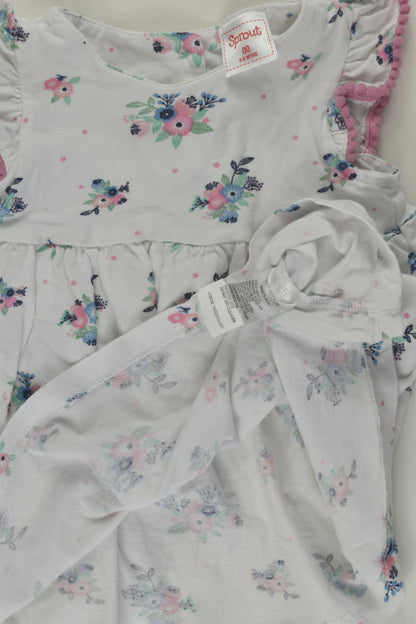 Sprout Size 00 Floral Dress