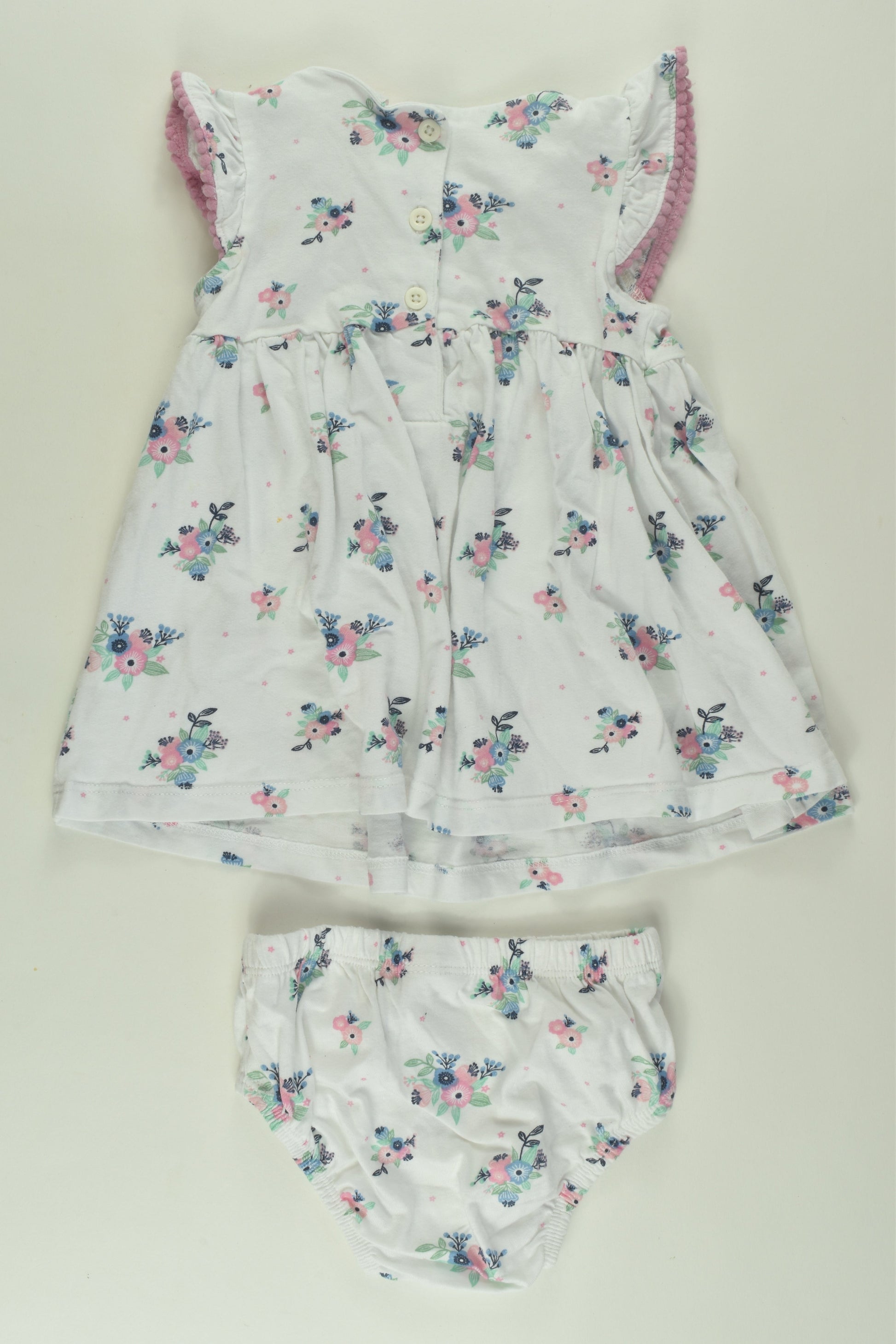 Sprout Size 00 Floral Dress and Bloomers