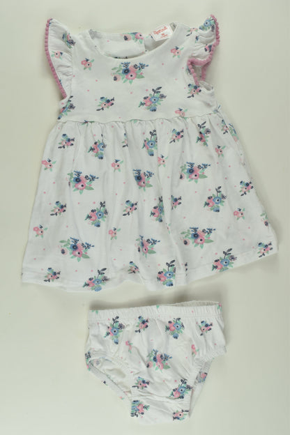 Sprout Size 00 Floral Dress and Bloomers