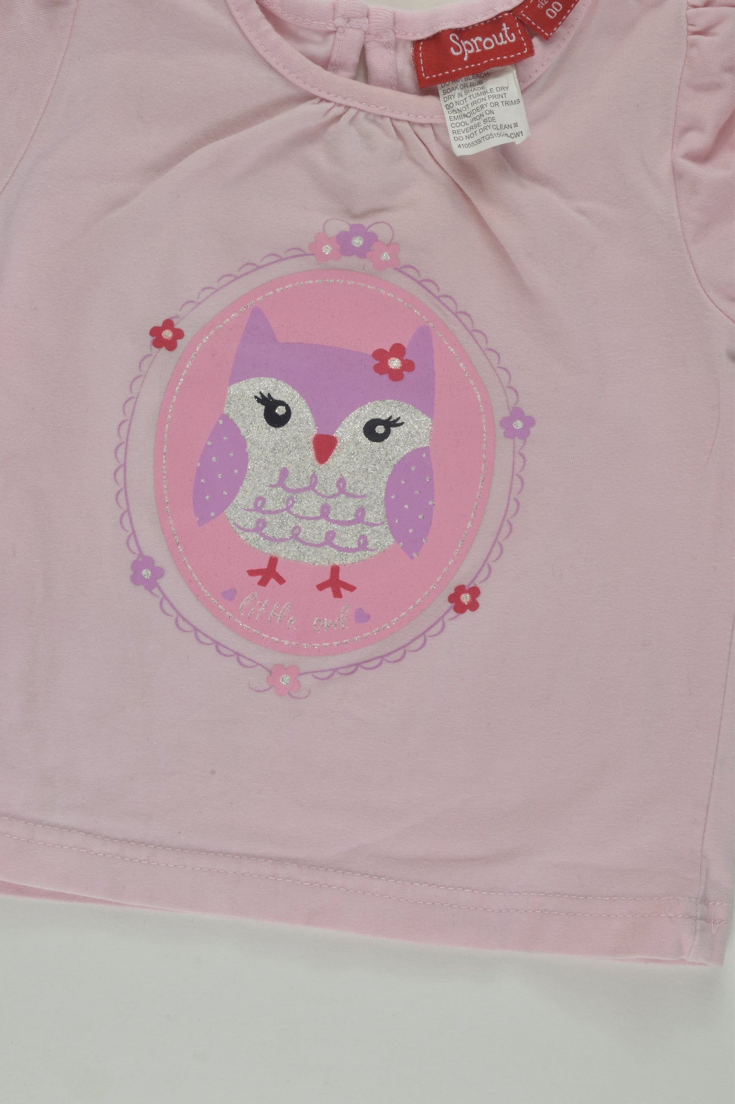 Sprout Size 00 Owl T-shirt