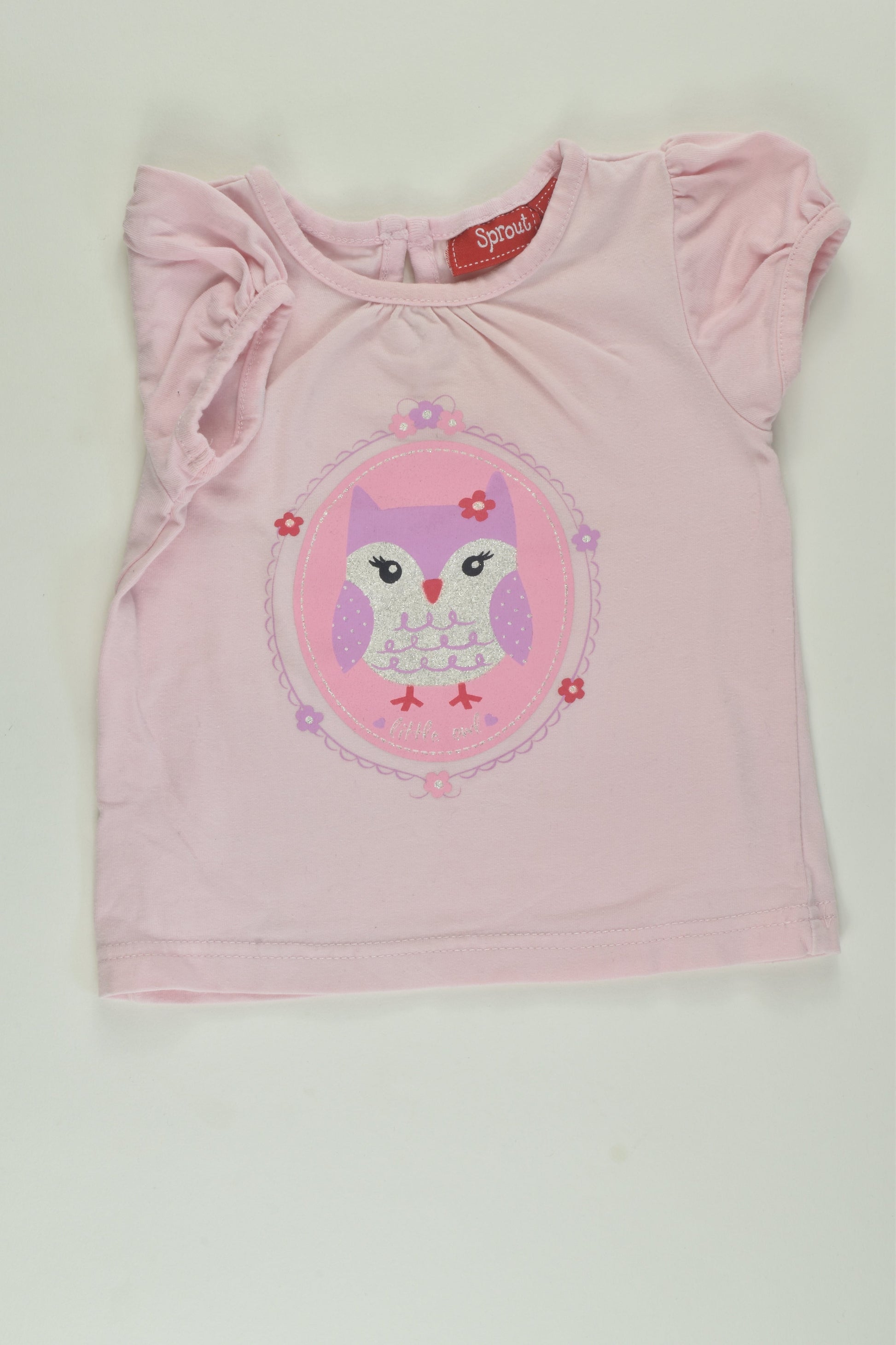 Sprout Size 00 Owl T-shirt