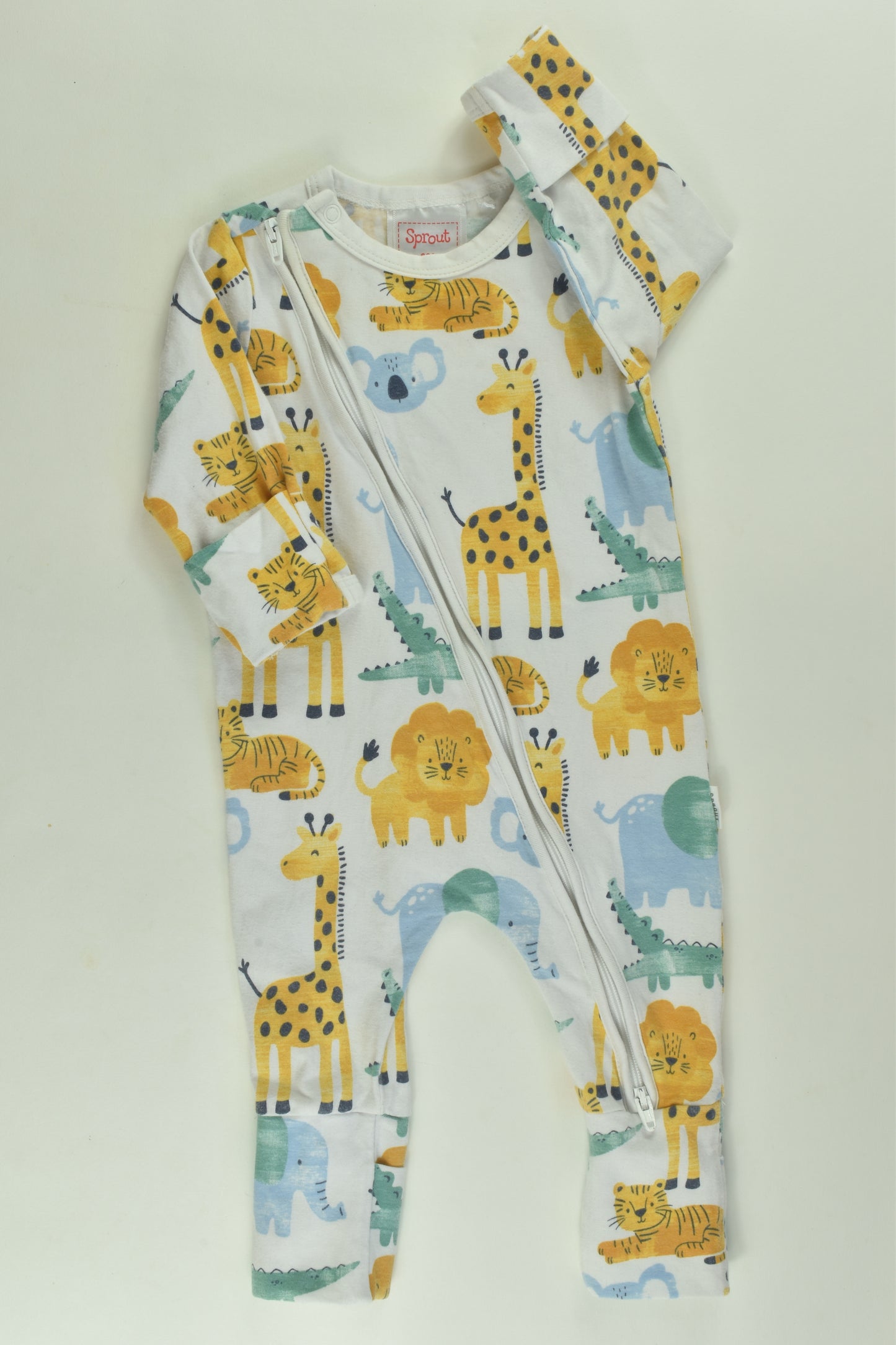 Sprout Size 000 Animal Romper