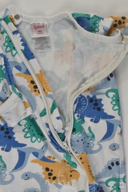 Sprout Size 000 Dinosaur Romper