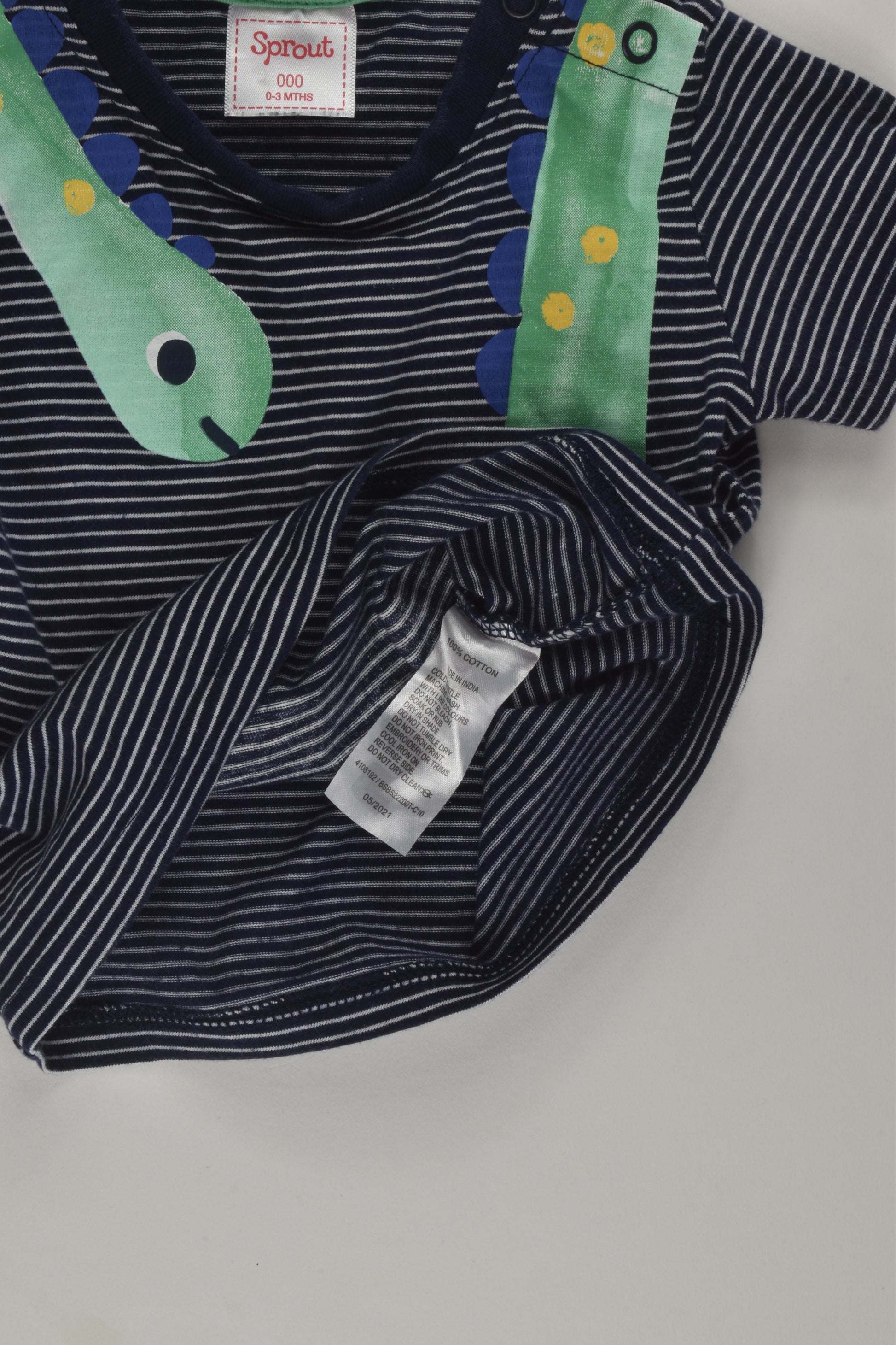 Sprout Size 000 Dinosaur T-shirt