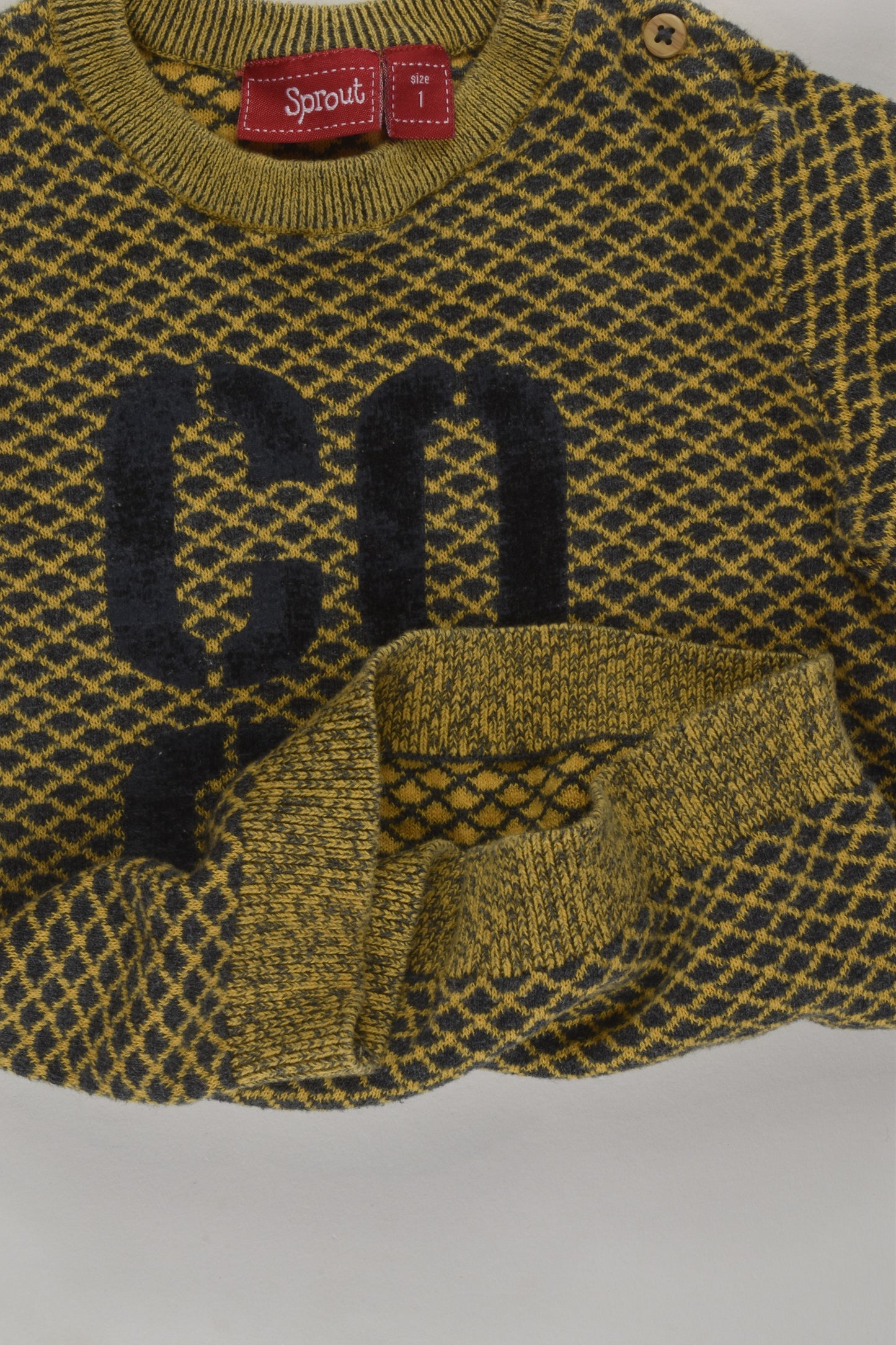 Sprout Size 1 'Cool' Knit Jumper