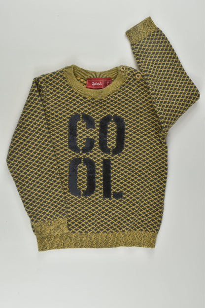 Sprout Size 1 'Cool' Knit Jumper
