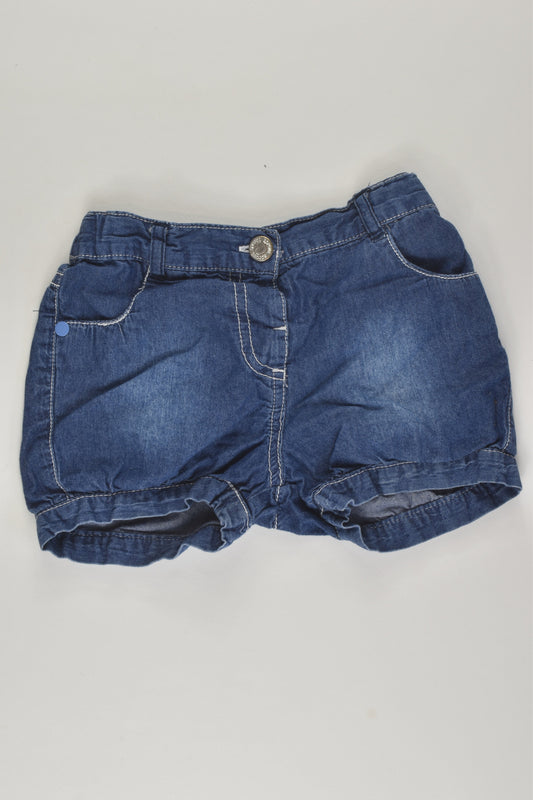 Sprout Size 1 Lightweight Denim Shorts