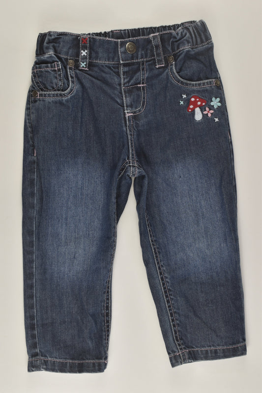 Sprout Size 1 Mushroom Denim Pants