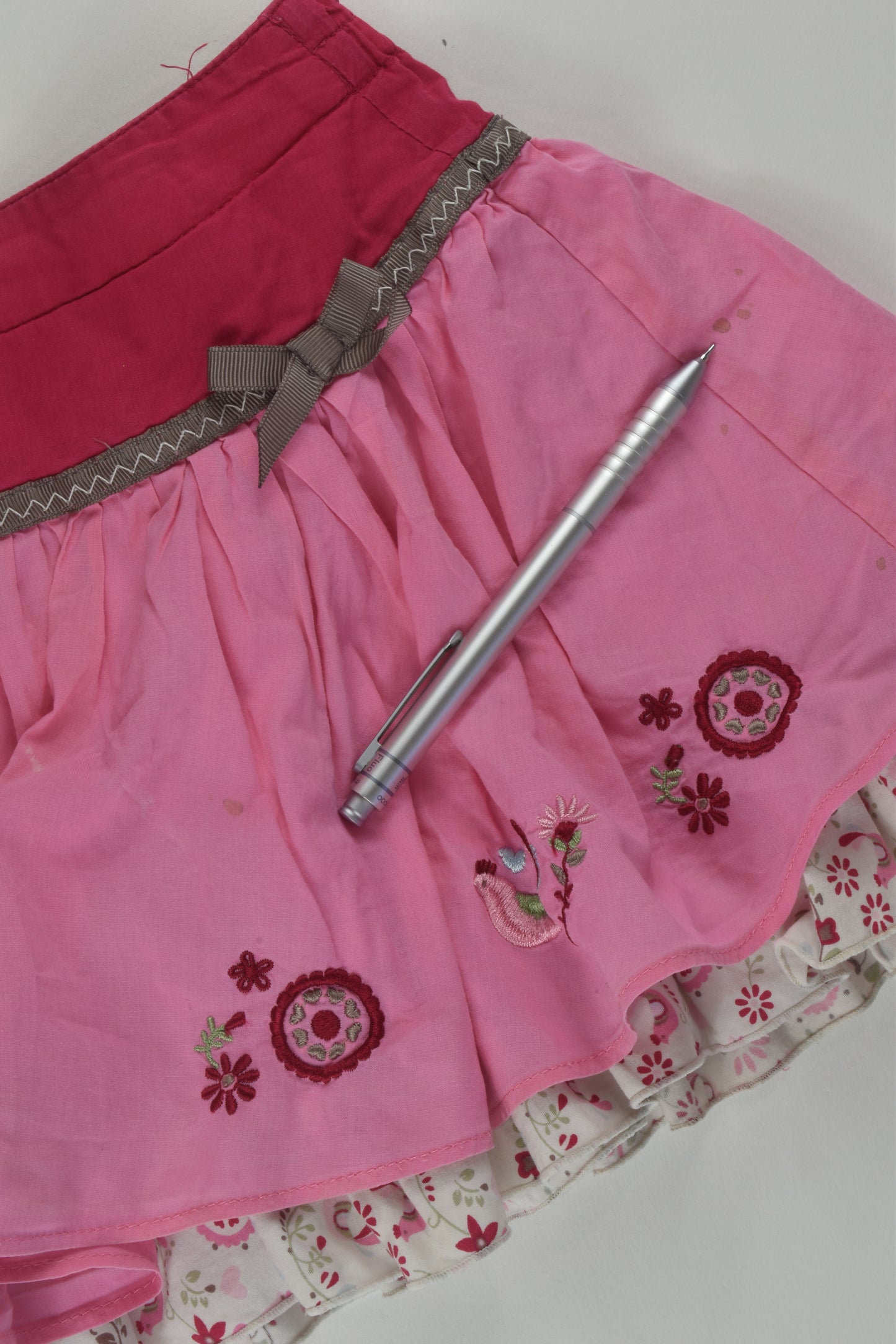 Sprout Size 2 Embroidery Skirt