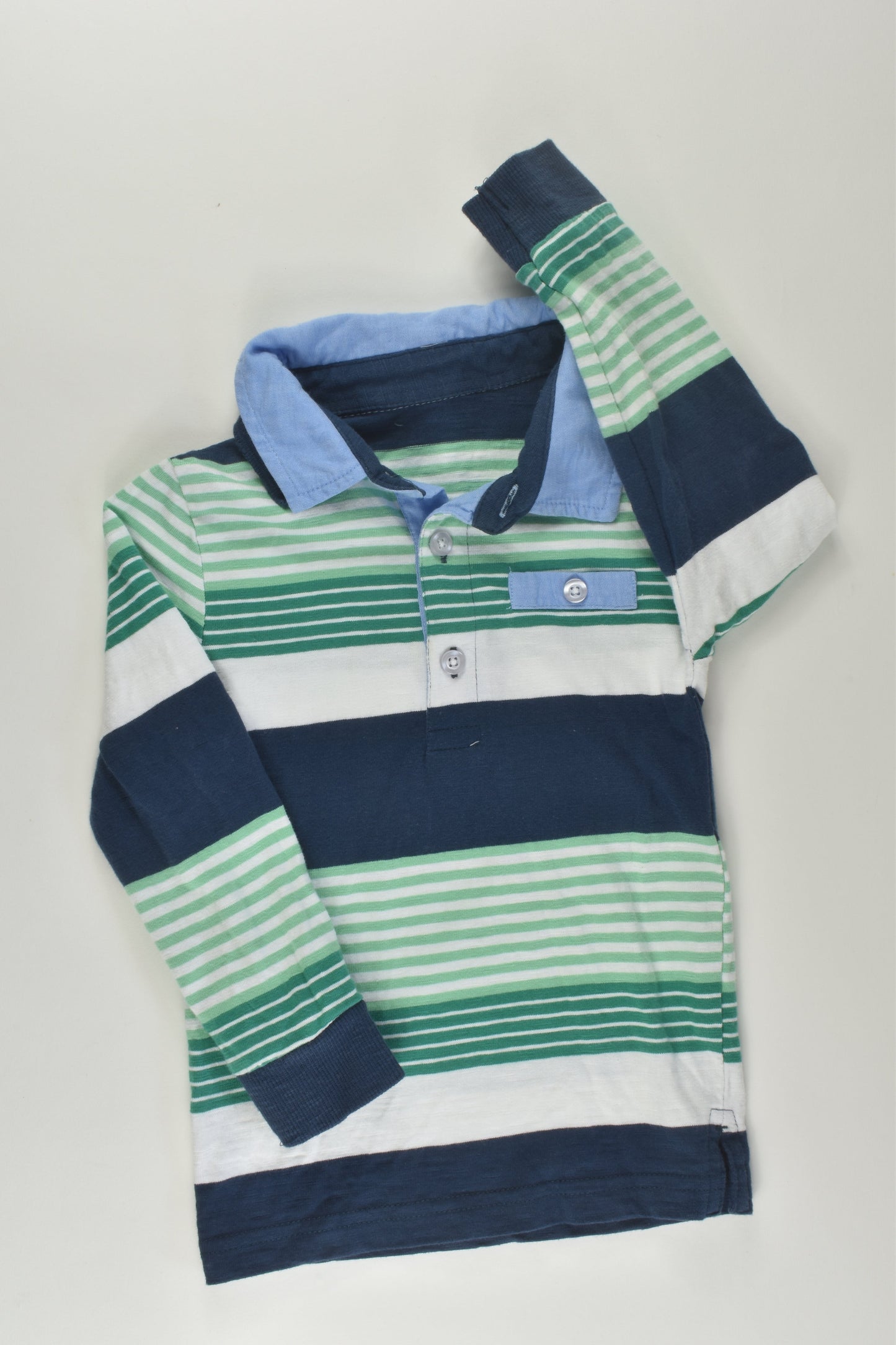 St Bernard for Dunnes Stores Size 3 Top with Collar