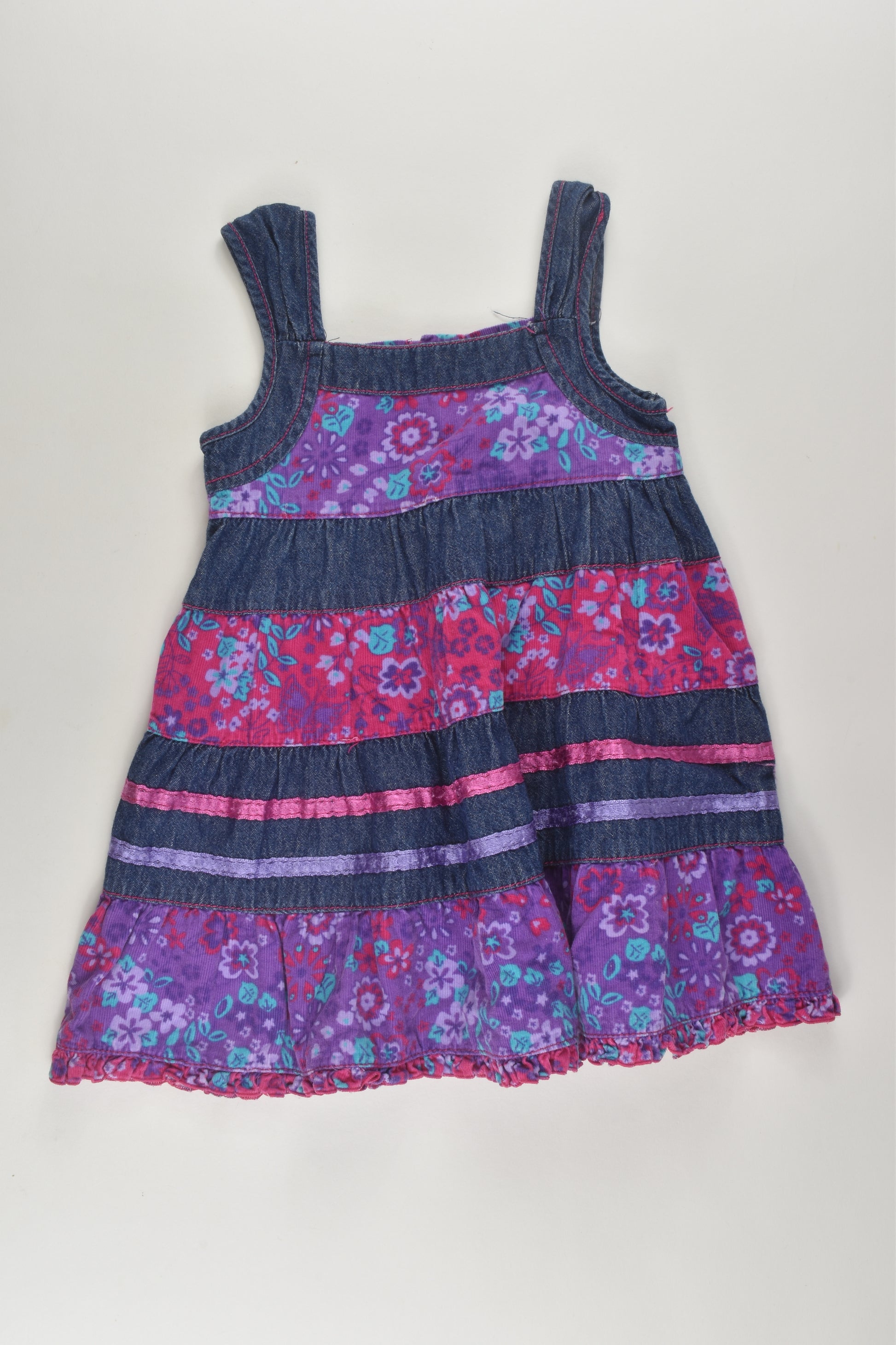 Stix n Stones Size 0 Cord/Denim Dress
