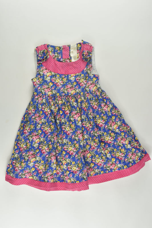 Strawberry Faire Size 2 Lined Floral Dress