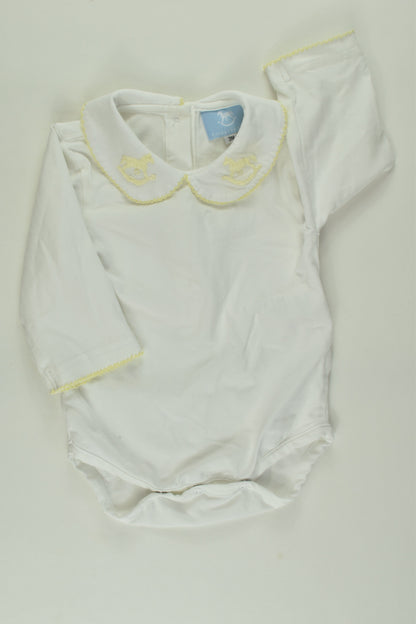 Sutberby Lane Size 000 Embroidery Collar Bodysuit