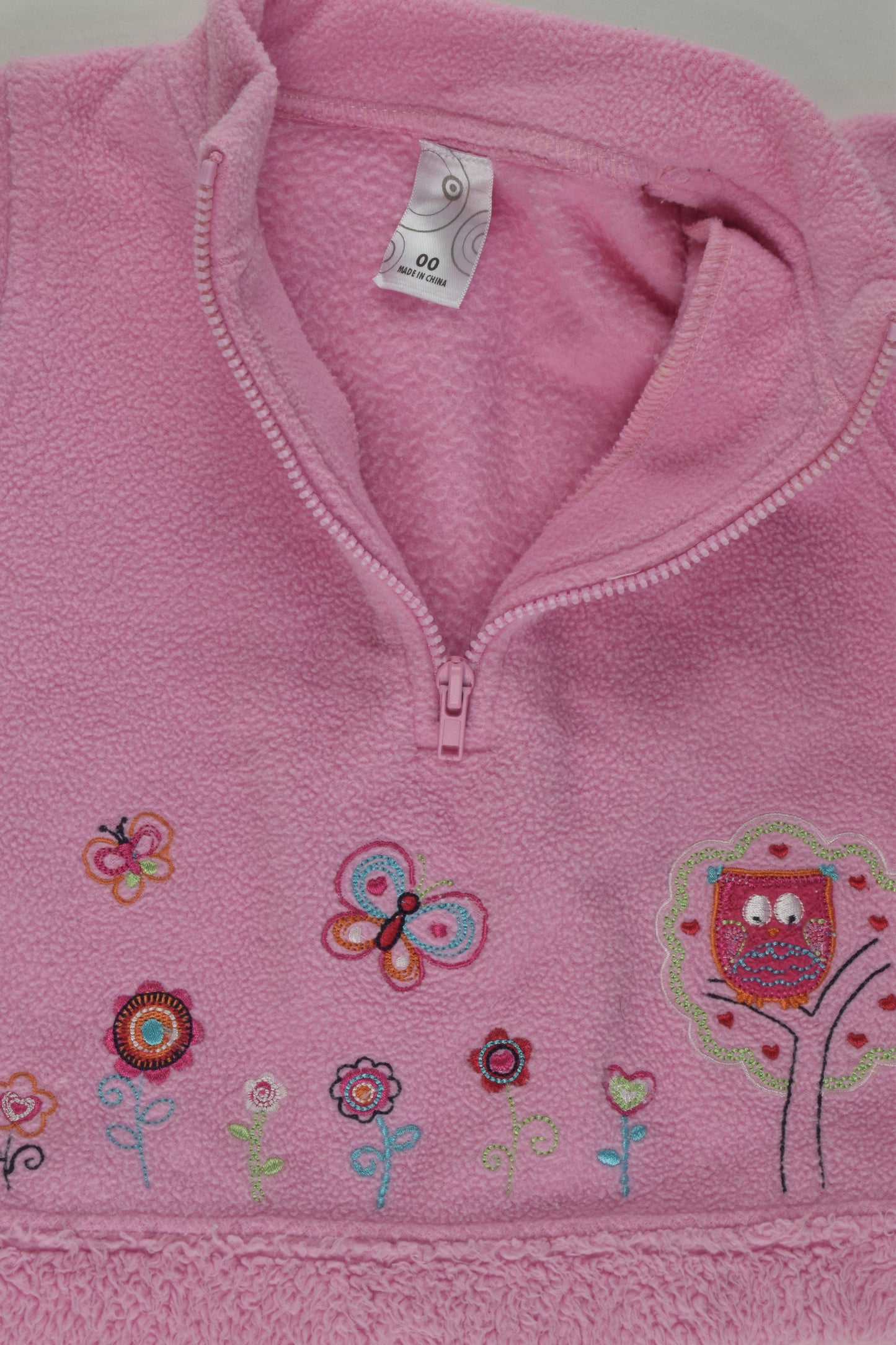 Target Size 00 Embroidery Fleece Jumper