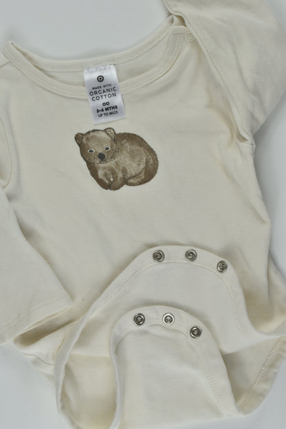 Target Size 00 Organic Wombat Bodysuit