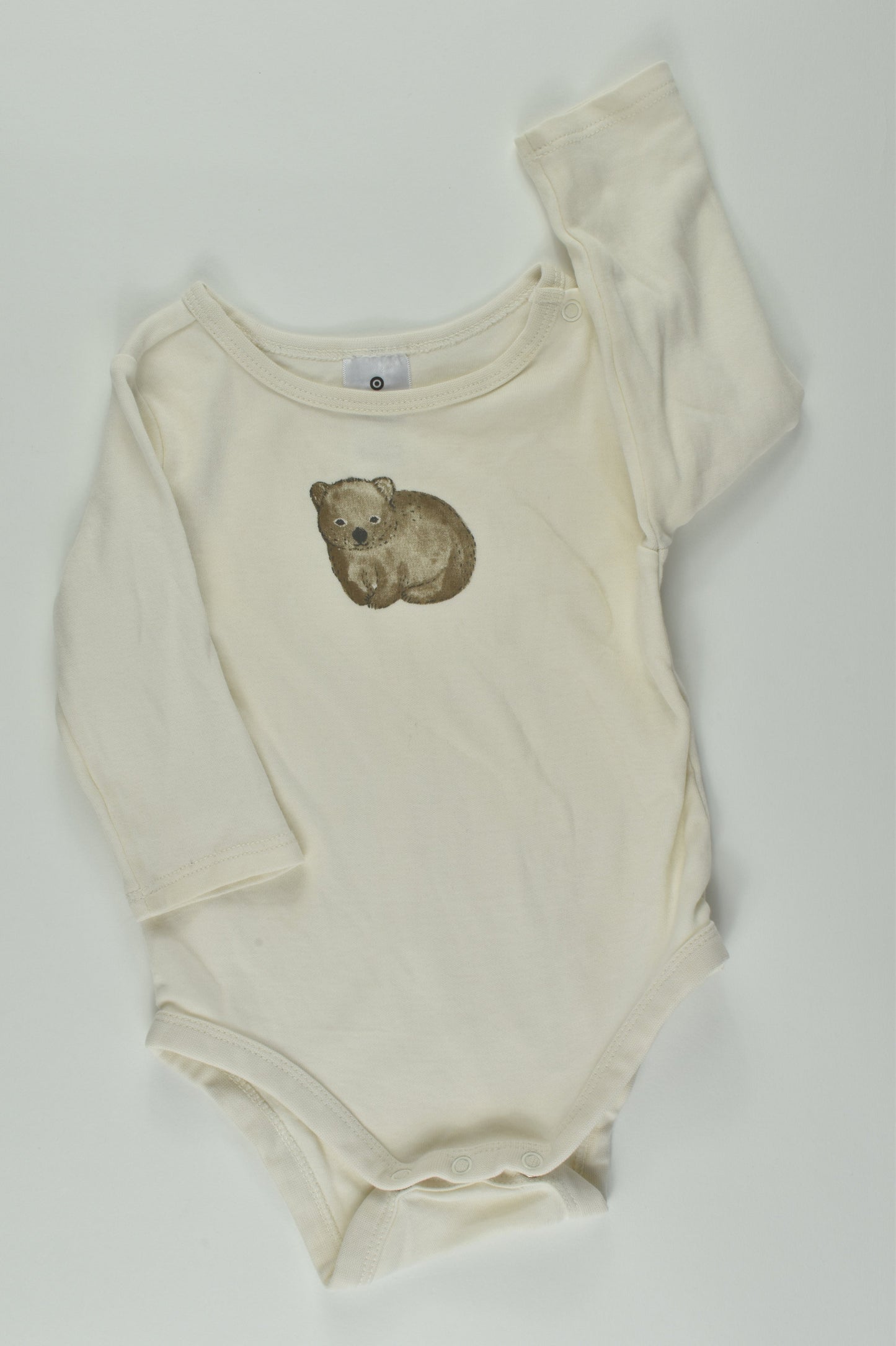 Target Size 00 Organic Wombat Bodysuit