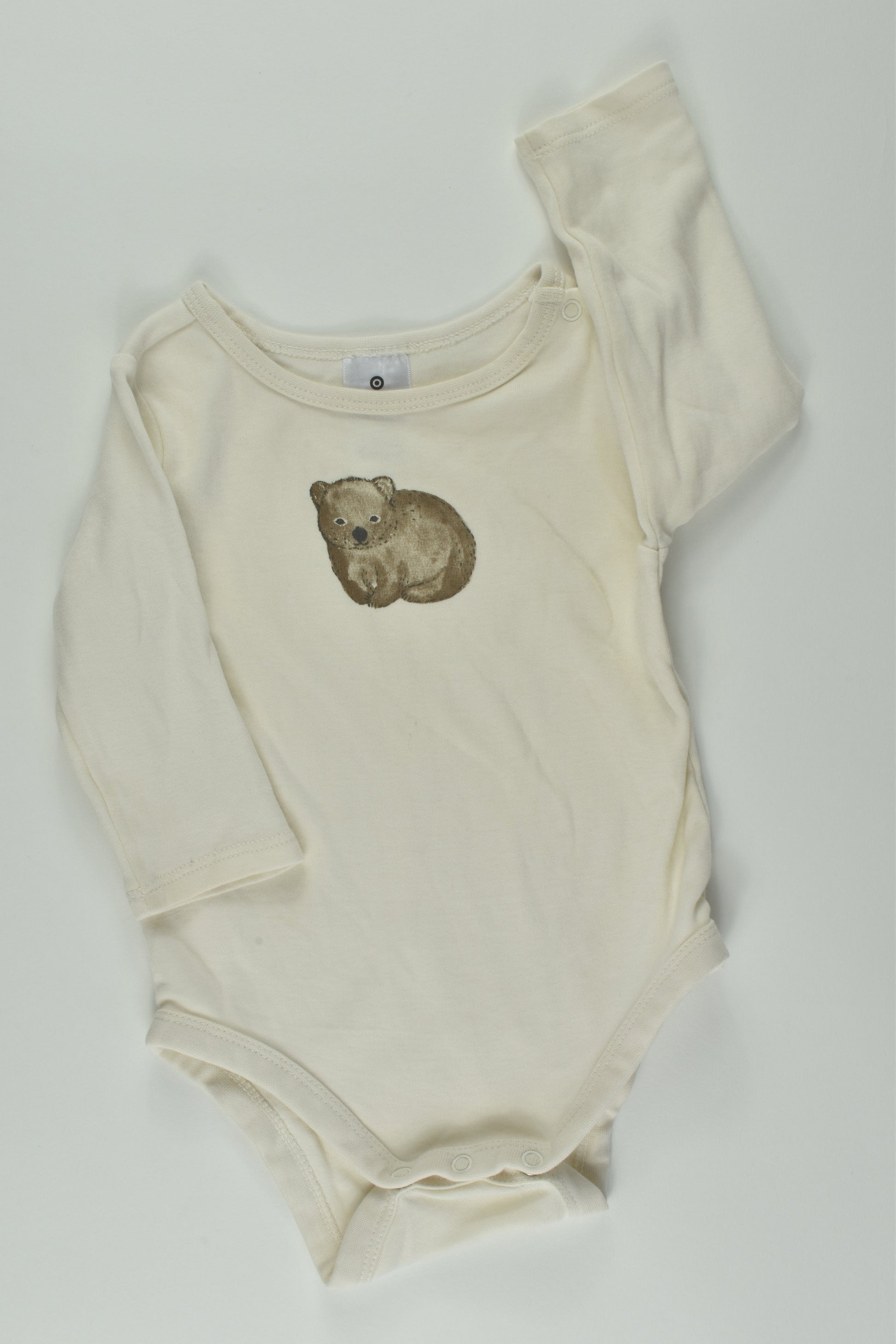 Target Size 00 Organic Wombat Bodysuit