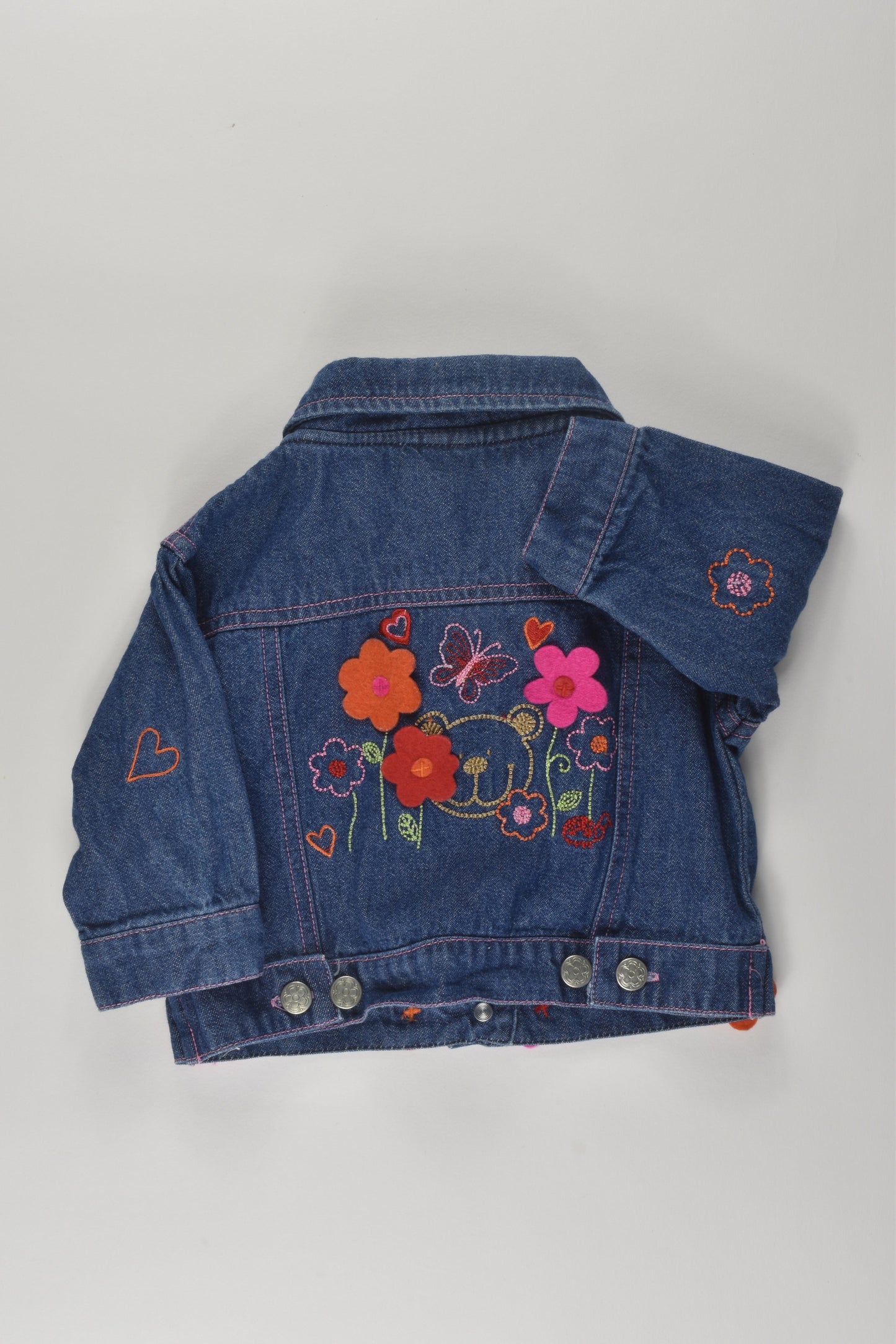 Target Size 000 Embroidery Denim Jacket