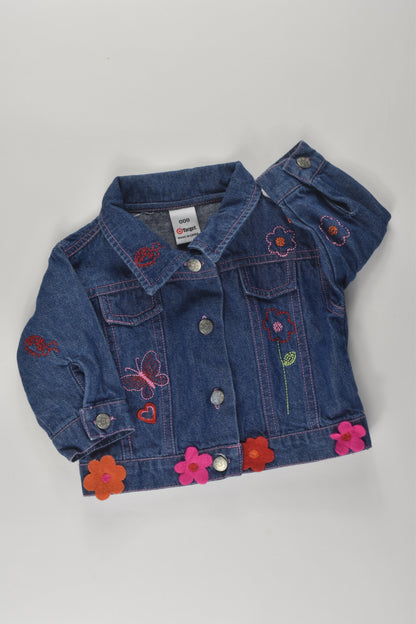 Target Size 000 Embroidery Denim Jacket