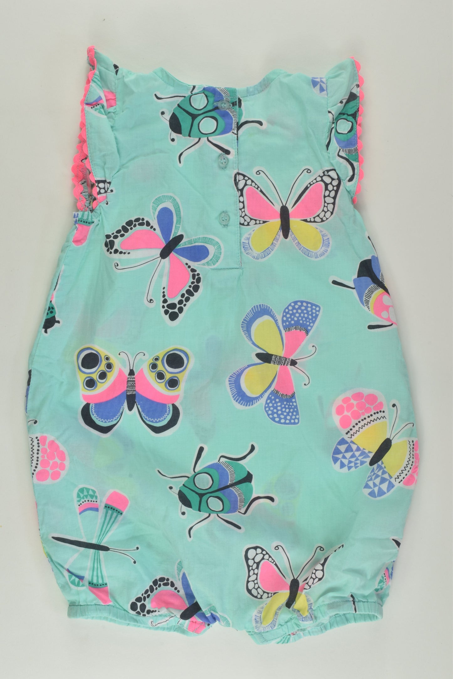 Target Size 1 Butterflies and Bugs Short Romper