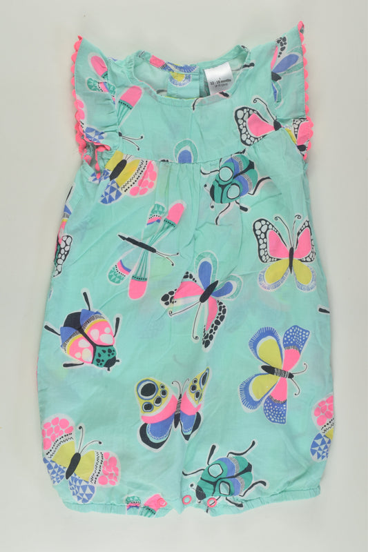 Target Size 1 Butterflies and Bugs Short Romper