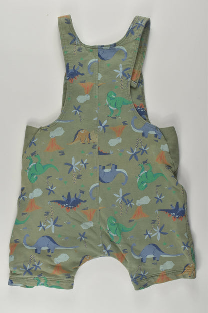 Target Size 1 Dinosaur Short Overalls