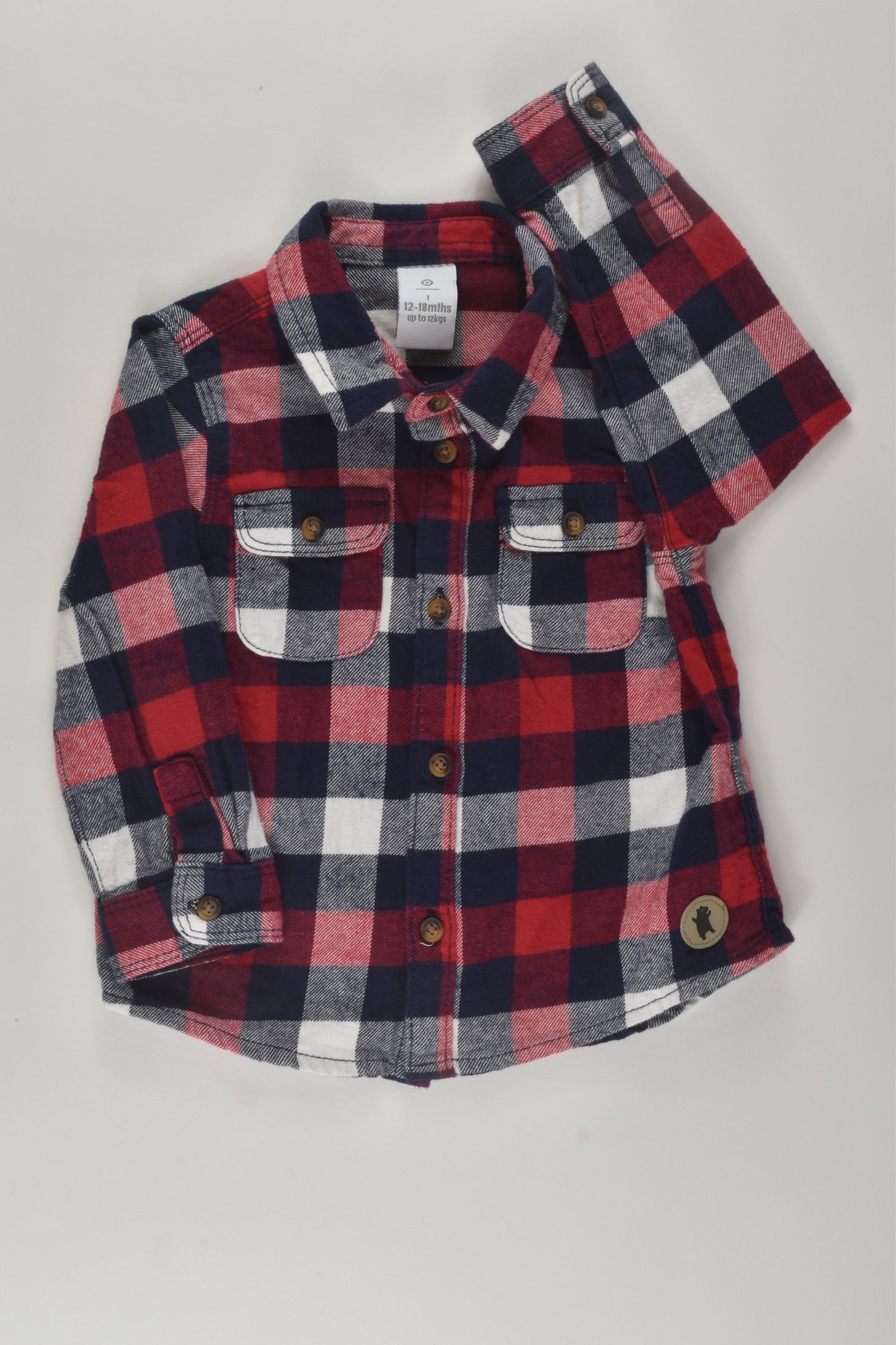 Target Size 1 Flannel Button-up Shirt