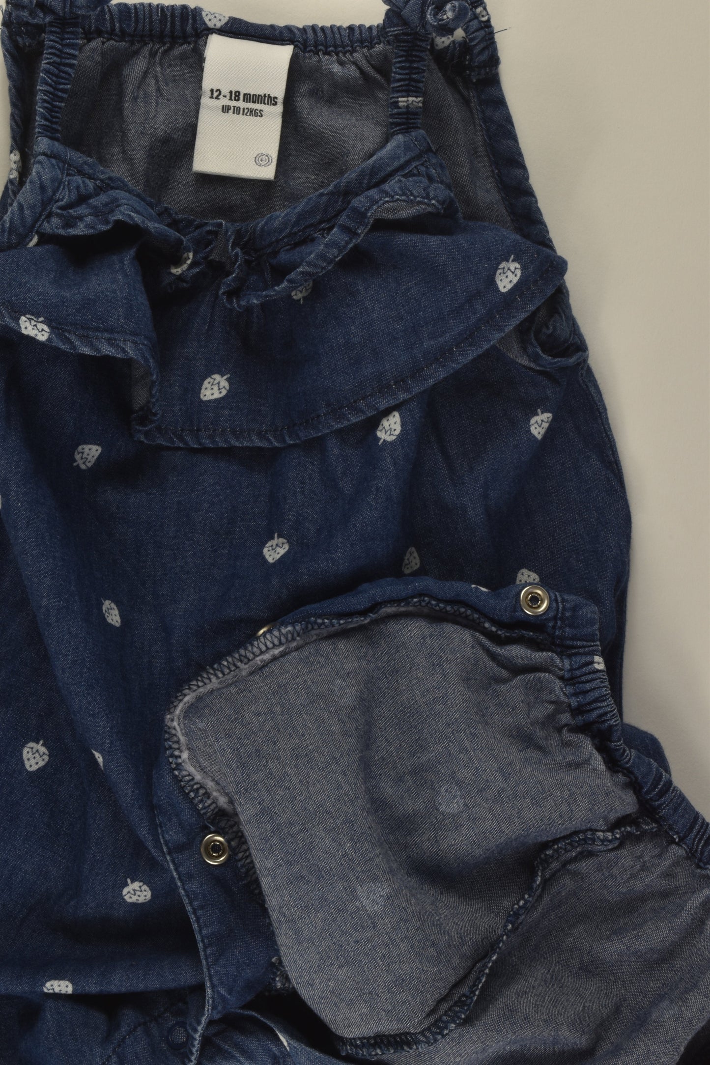 Target Size 1 Lightweight Denim Playsuit