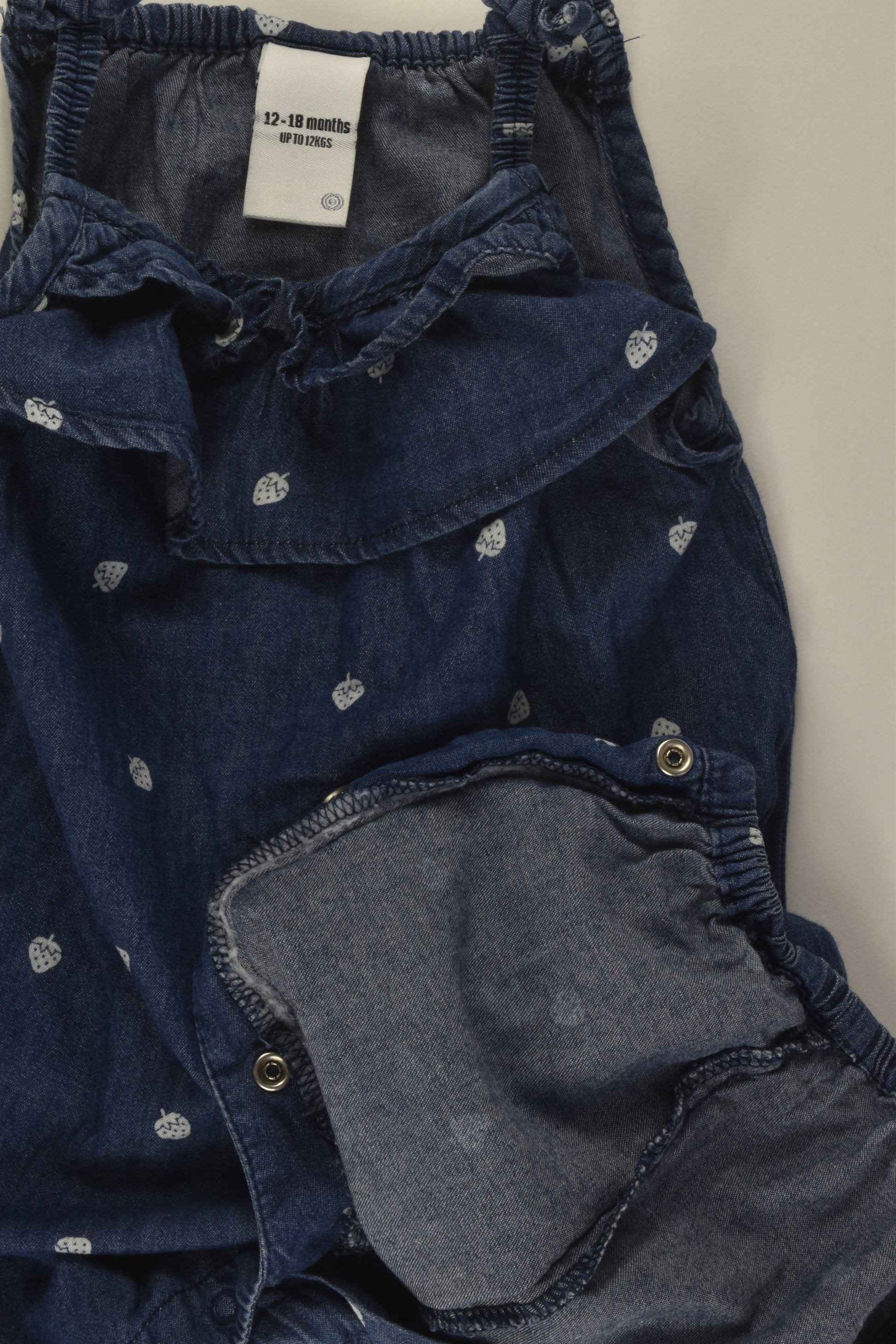 Target Size 1 Lightweight Denim Playsuit