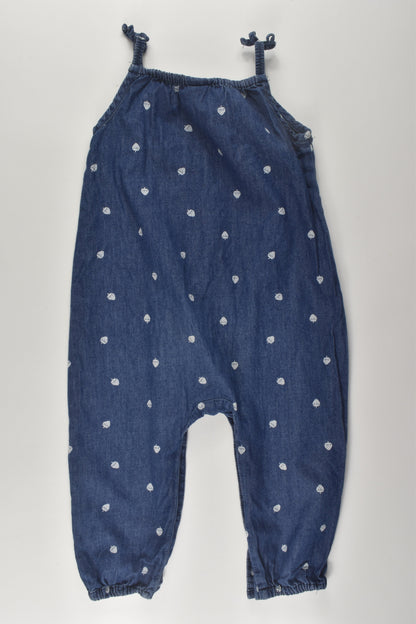 Target Size 1 Lightweight Denim Playsuit