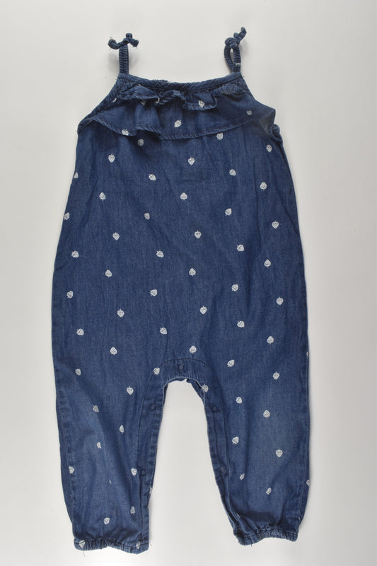 Target Size 1 Lightweight Denim Playsuit