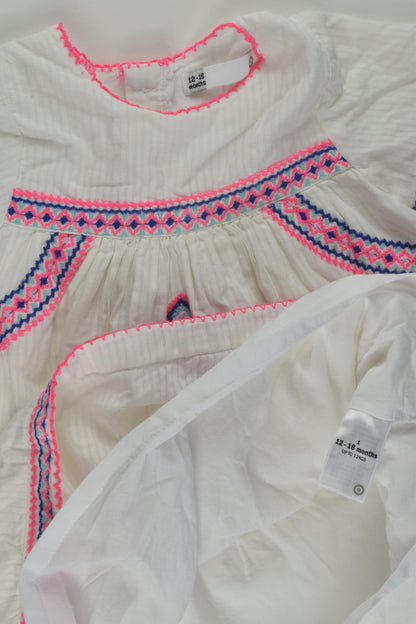 Target Size 1 Lined Embroidery Dress