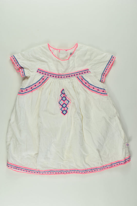 Target Size 1 Lined Embroidery Dress