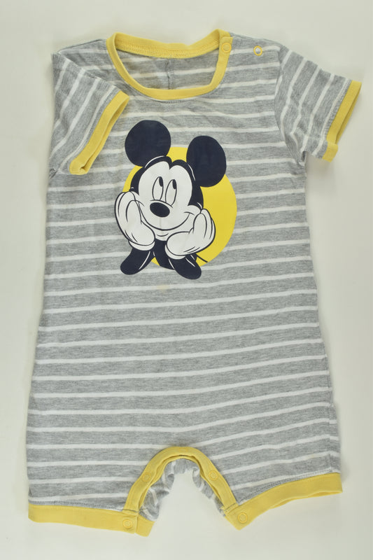 Target Size 1 Mickey Mouse Short Romper