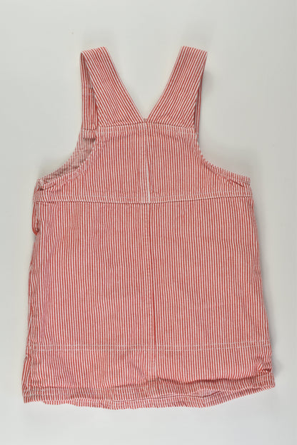 Target Size 1 Striped Pinafore Dress