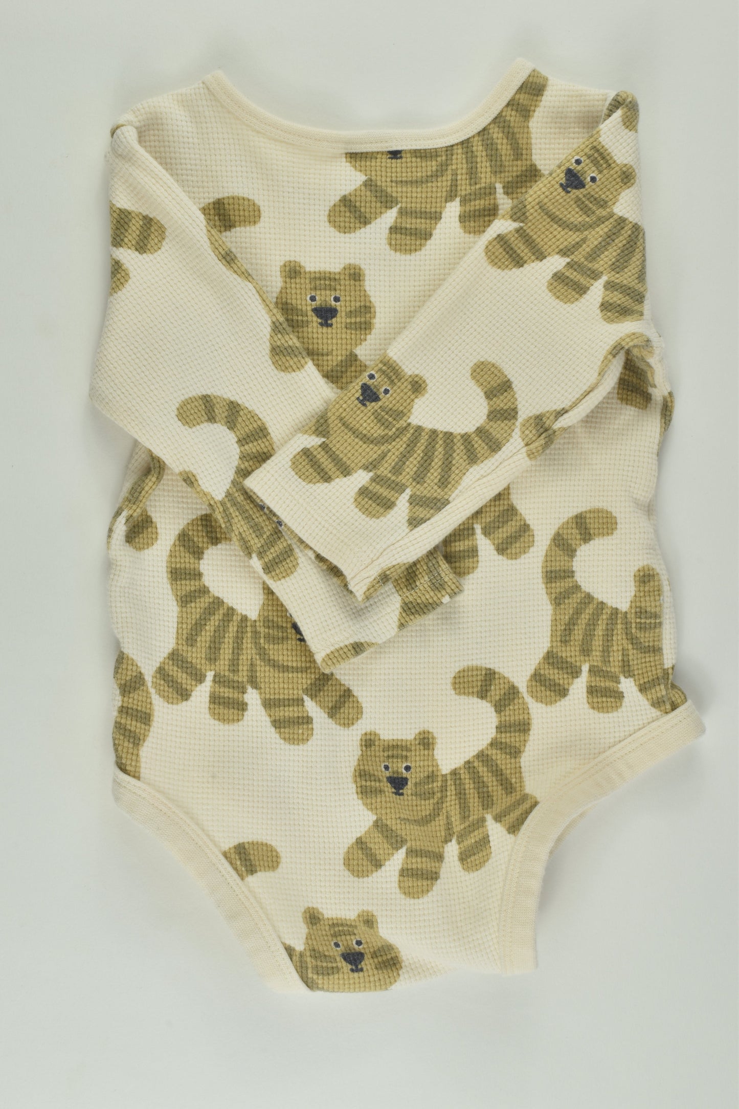 Target Size 1 Waffle Tiger Bodysuit