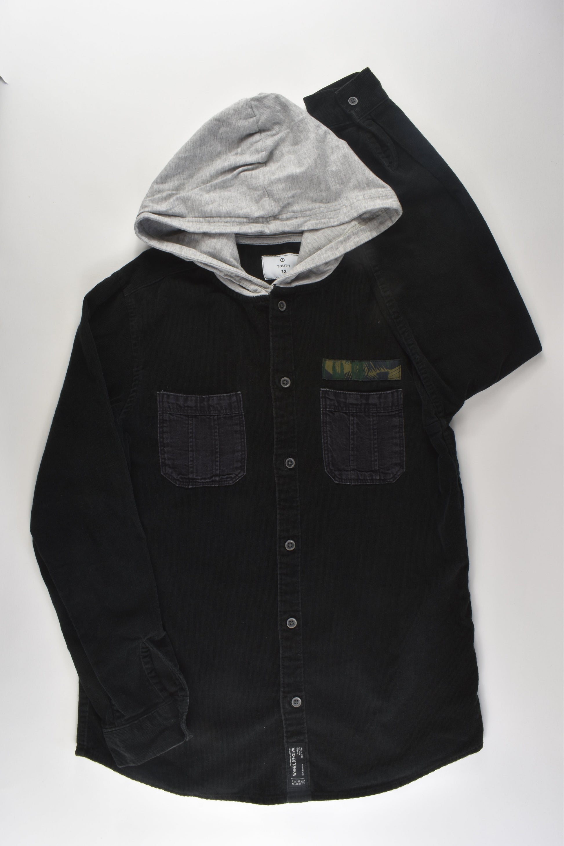 Target Size 12 Cord Shirt with Hood