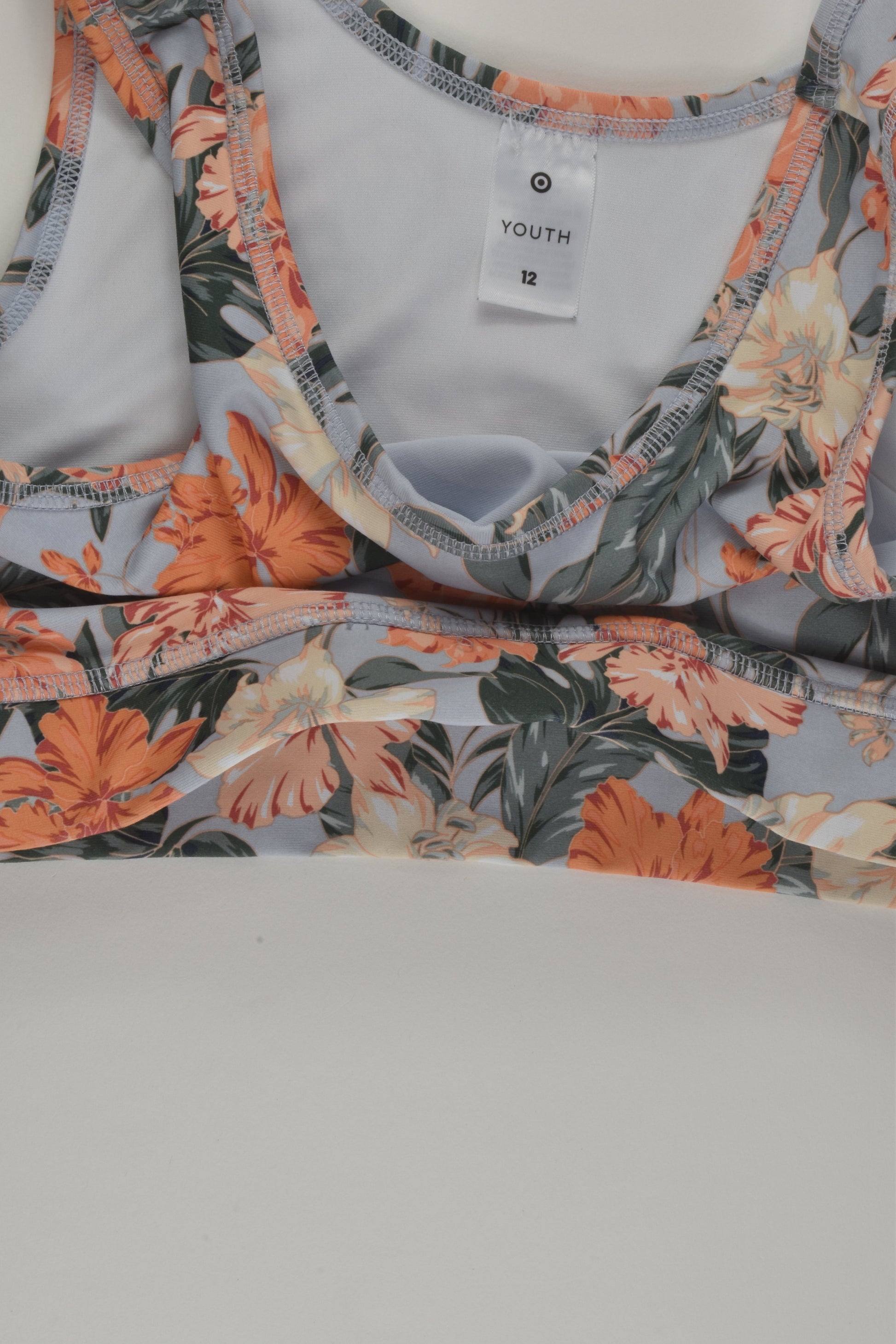 Target Size 12 Floral Corp Top