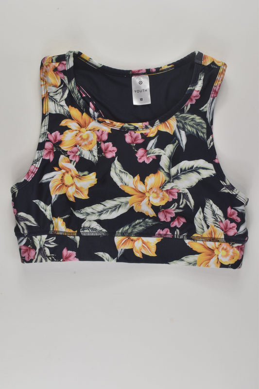 Target Size 12 Floral Corp Top