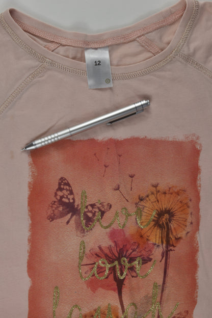 Target Size 12 'Live Love Laugh' T-shirt