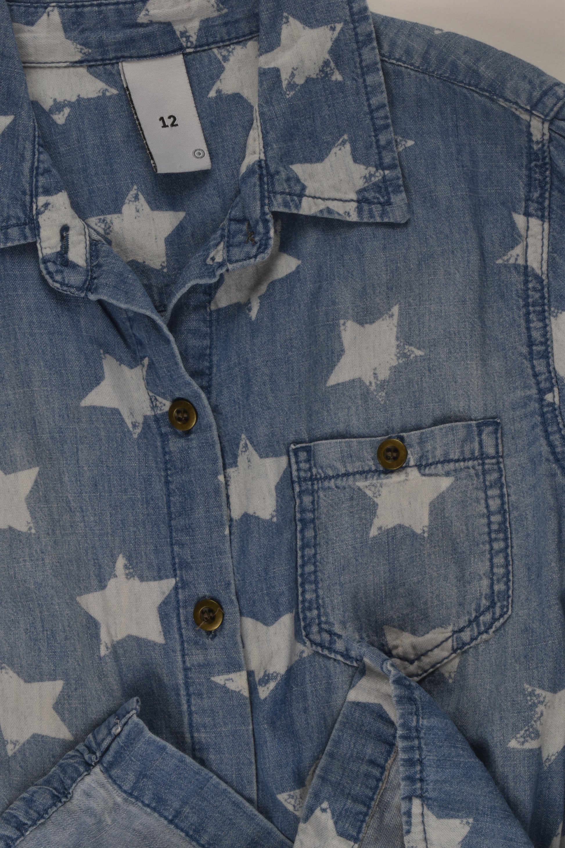 Target Size 12 Stars Denim Dress/Tunic