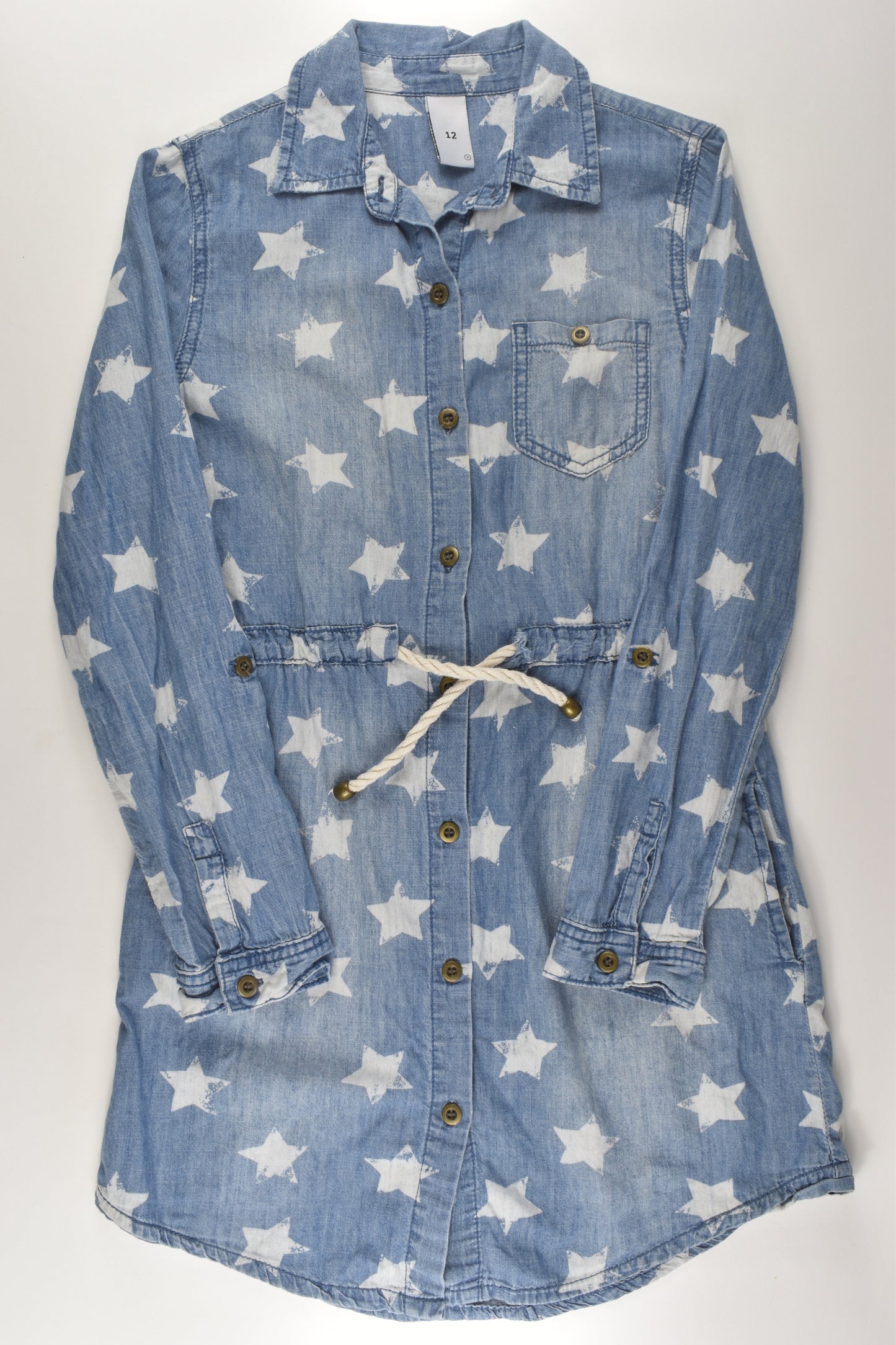 Target Size 12 Stars Denim Dress/Tunic