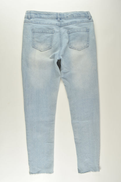 Target Size 12 Stretchy Embroidery Denim Pants