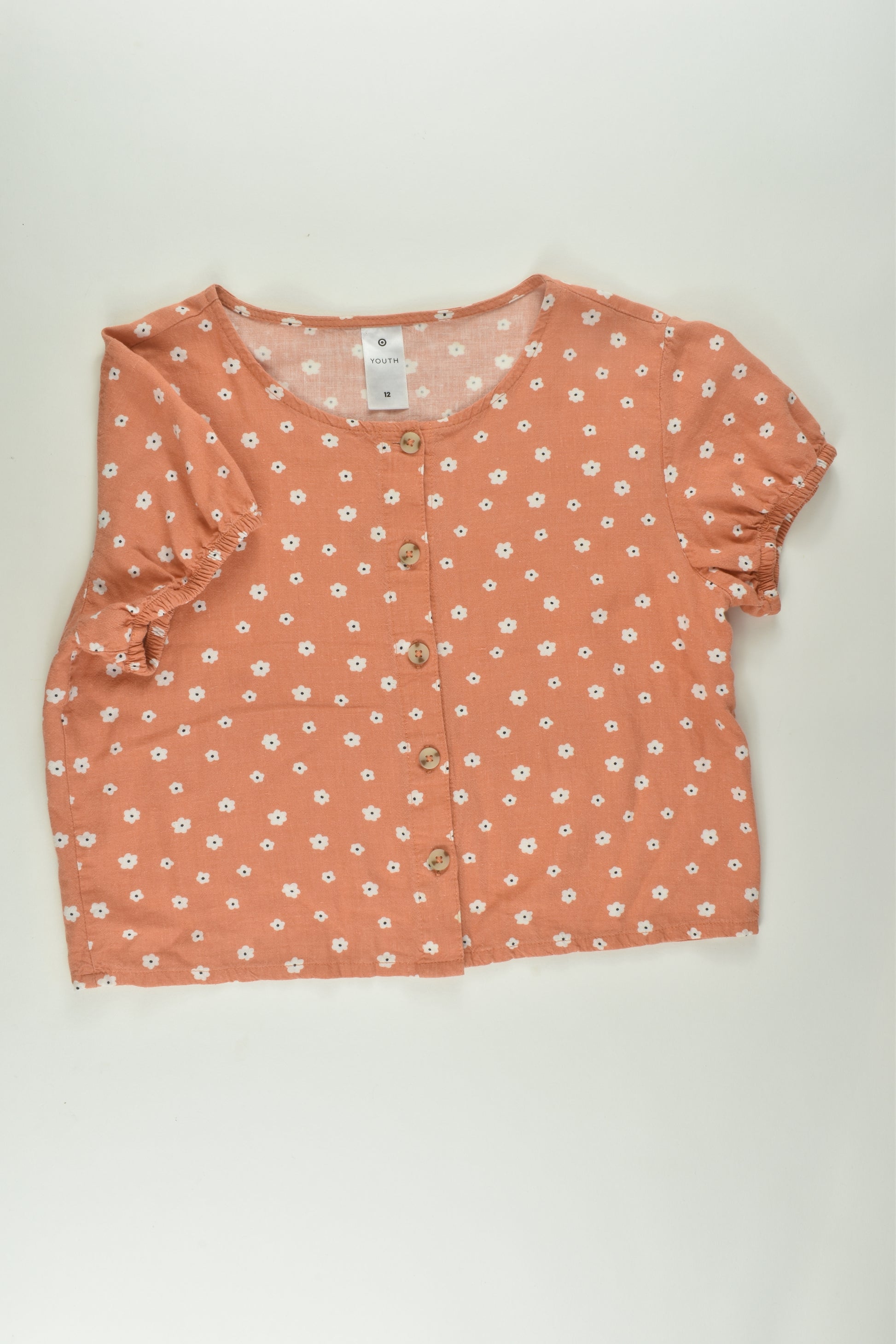 Target Size 12 Viscose/Linen Blouse
