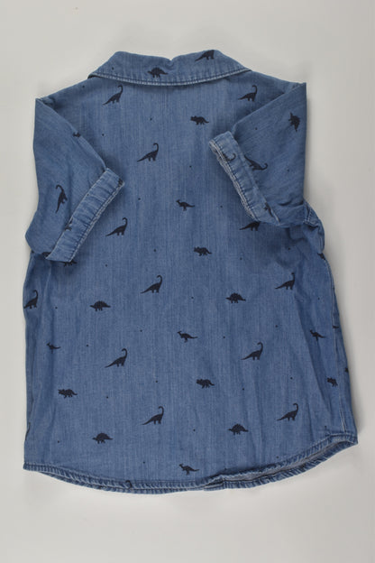 Target Size 2 Dinosaur Denim Shirt