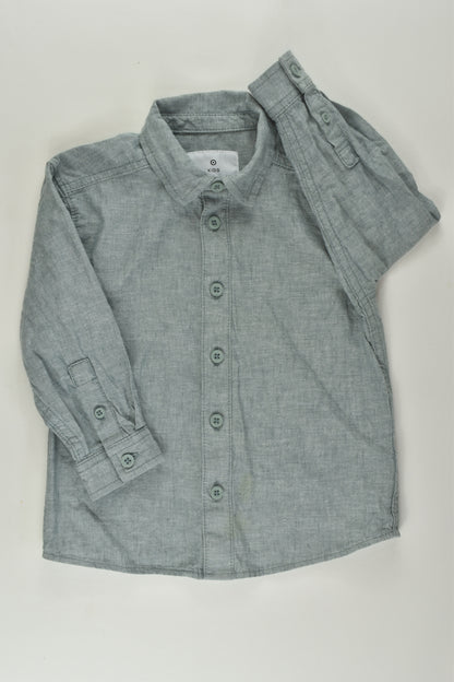 Target Size 2 Linen Blend Button-up Shirt