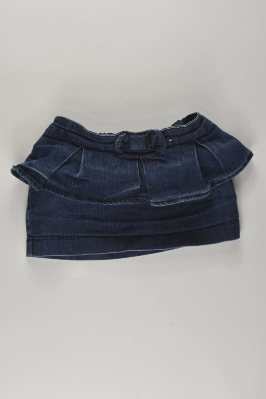 Target Size 2 Ruffle Denim Skirt